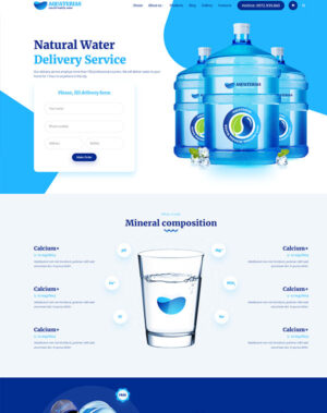 Mẫu-website-bán-nước-lọc-aqua